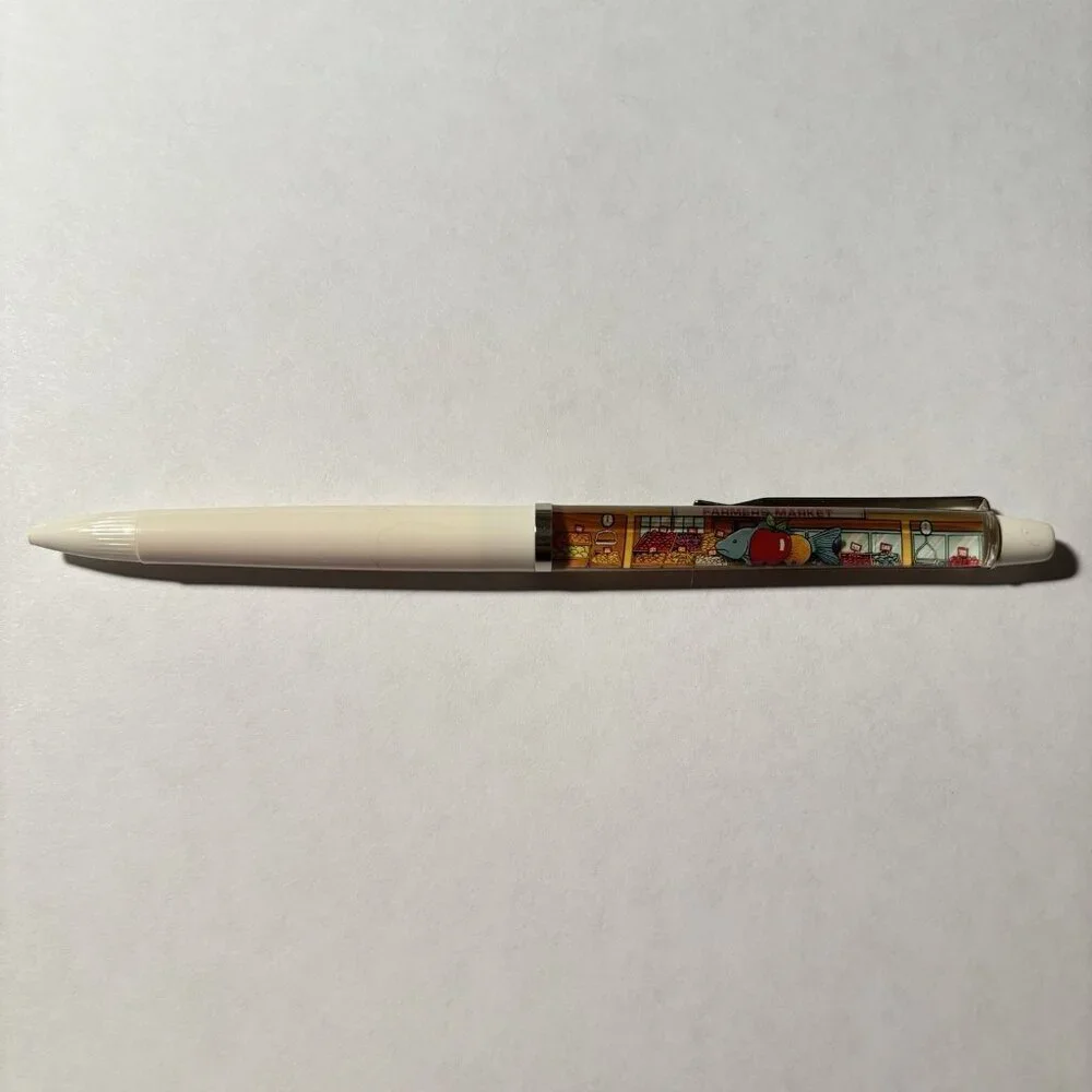 Pike Place Market Seattle Floaty Pen Fish Fruit Moves by Farmers Market Vintage